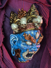 Cargar imagen en el visor de la galería, Máscara Mahakala Azul
